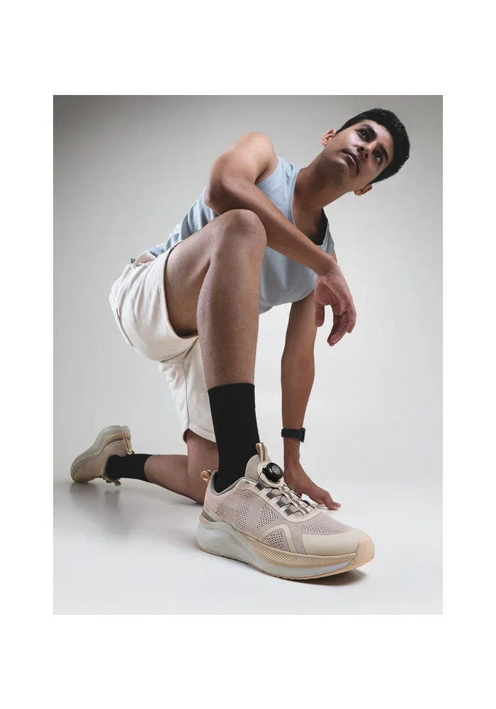 Bacca Bucci Beige ION Glide Sports Shoes with Rotary Lacing for Men | Best Price UAE